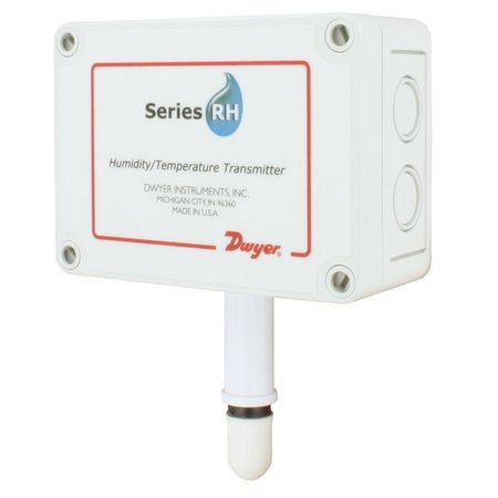 DWYER INSTRUMENTS TemperatureHumidity Transmitter, 2 Radn Shld 420Ma RHP-2R1B